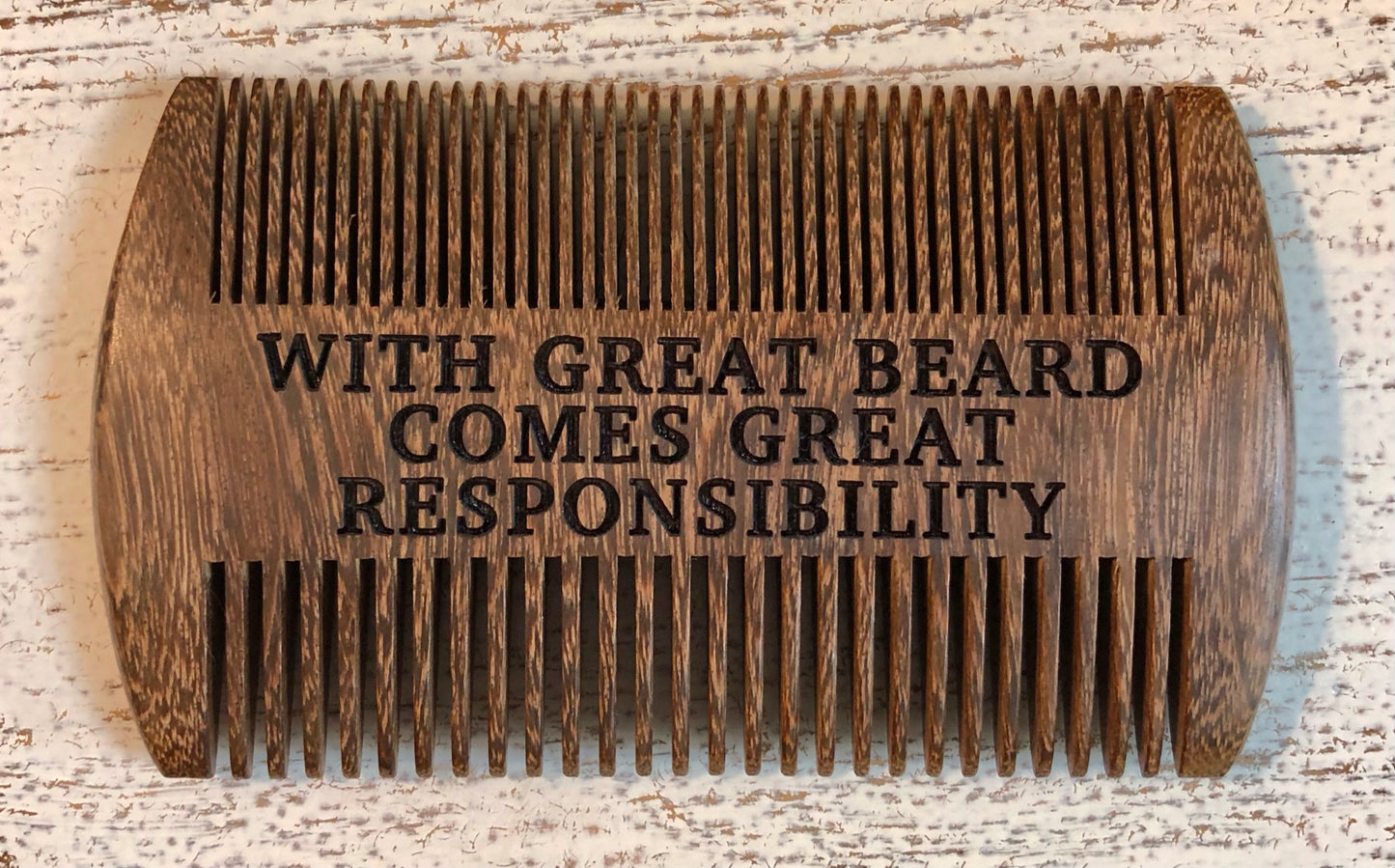 Personalized Engraved Beard Comb