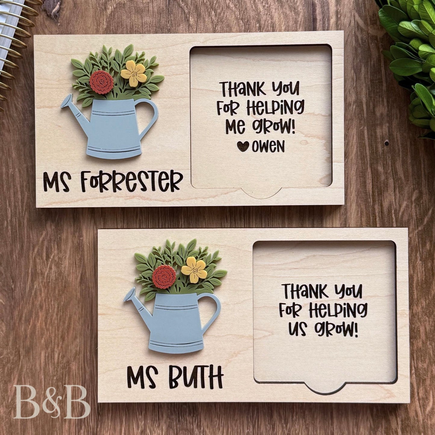 Floral Blooms Sticky Note Holder