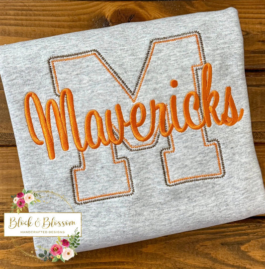 Layered Letter Sweatshirt