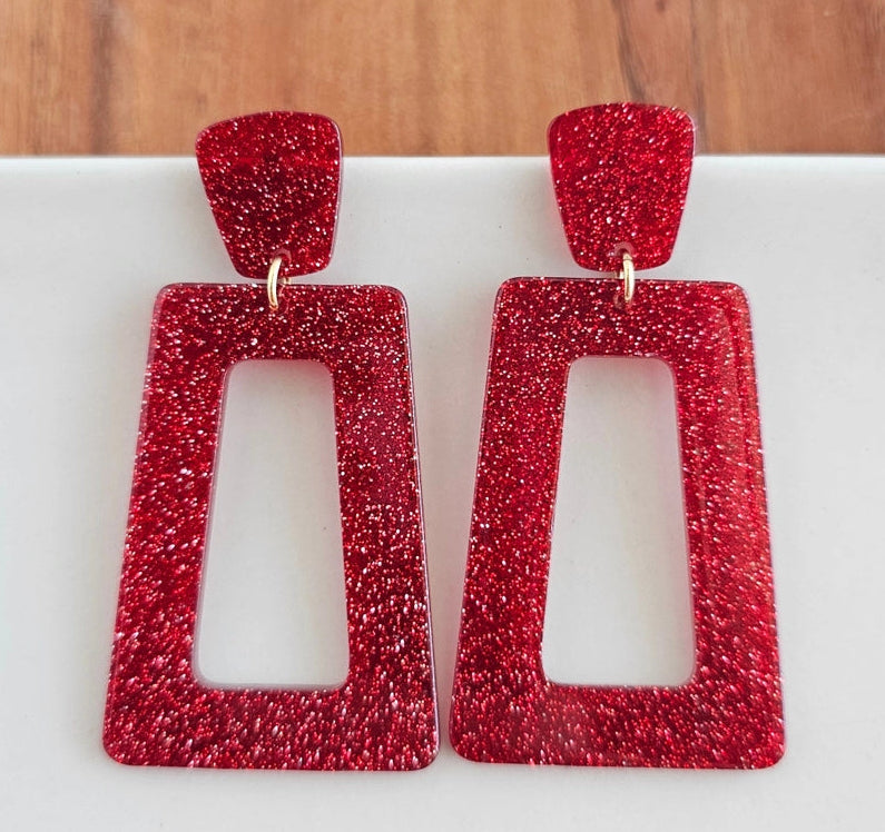 Avery Glitter Earrings