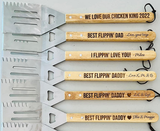 Personalized Engraved Grill Spatula