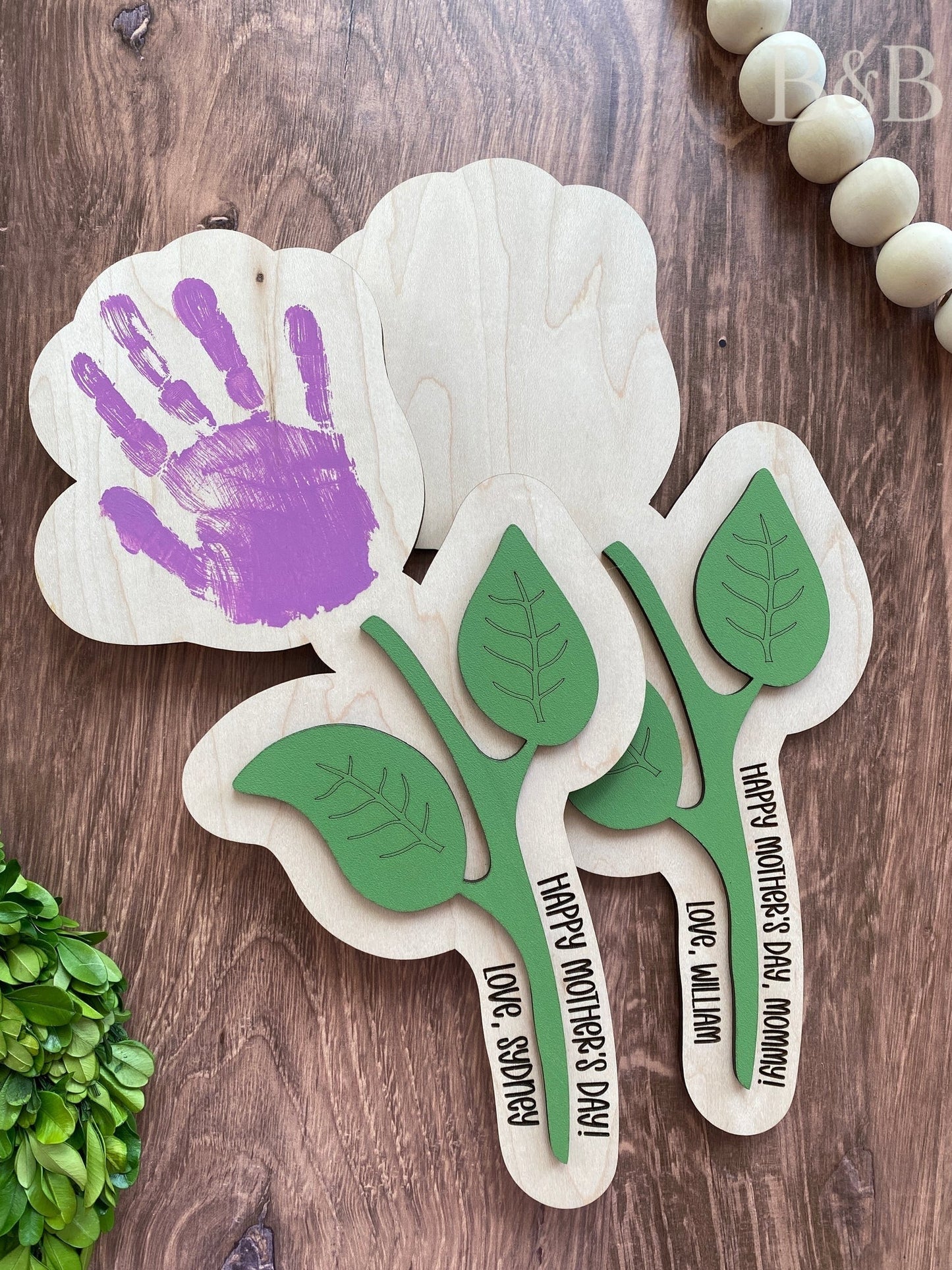 Mother’s Day Handprint Flower Keepsake