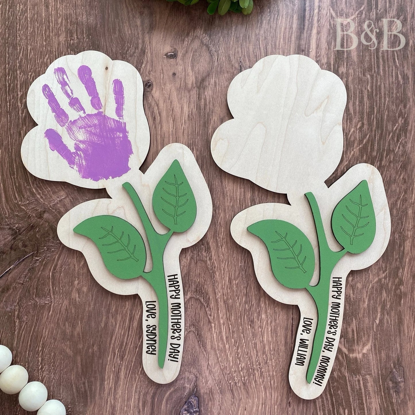 Mother’s Day Handprint Flower Keepsake