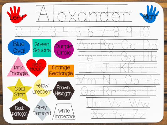 Personalized Name Tracing Board