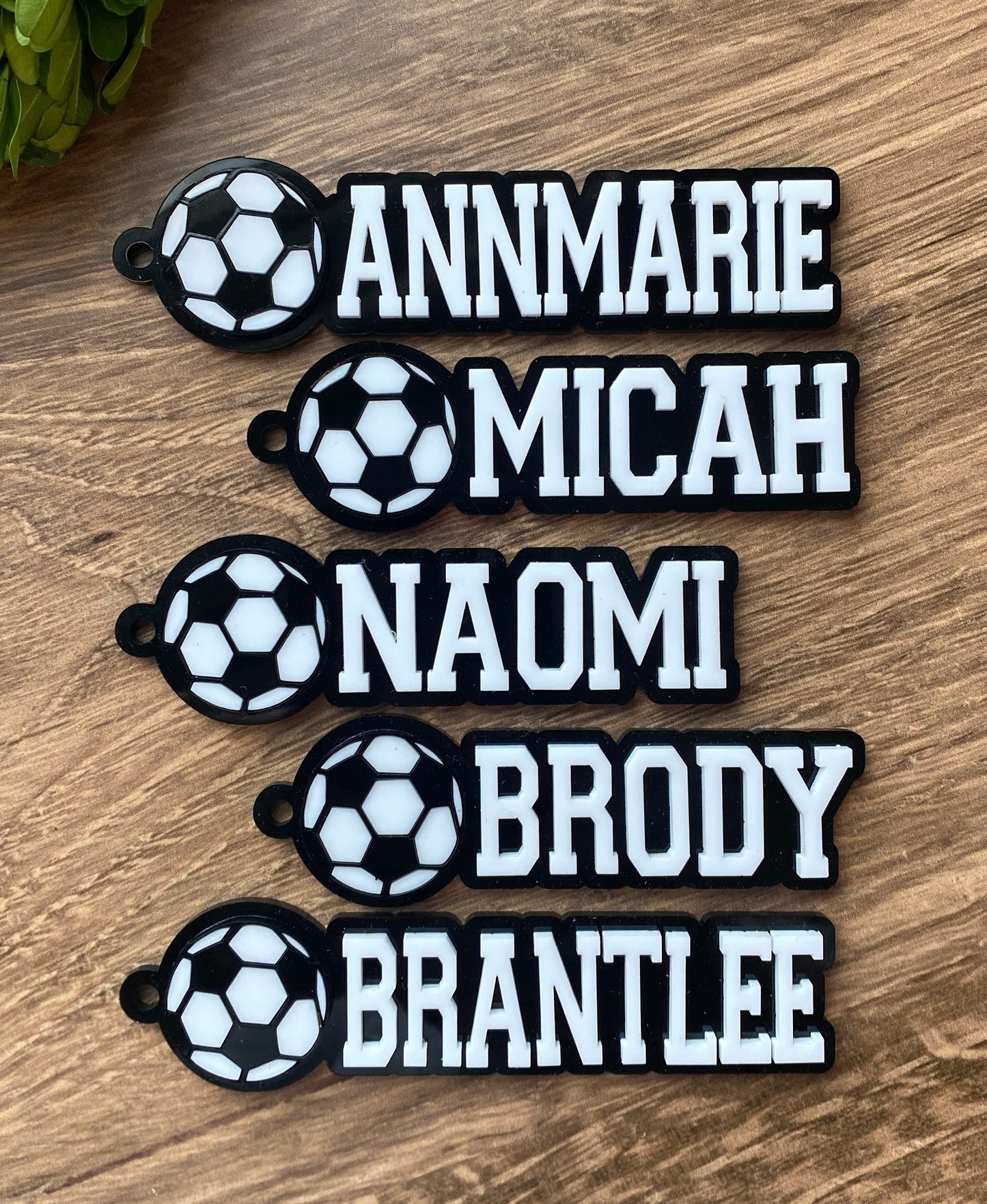 Personalized Acrylic Sports Bag Tag