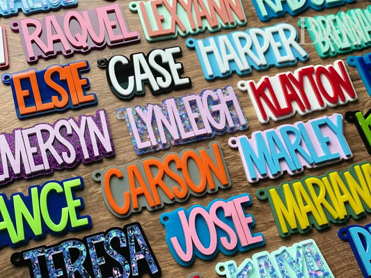 Personalized Jumbo Acrylic Name Tag