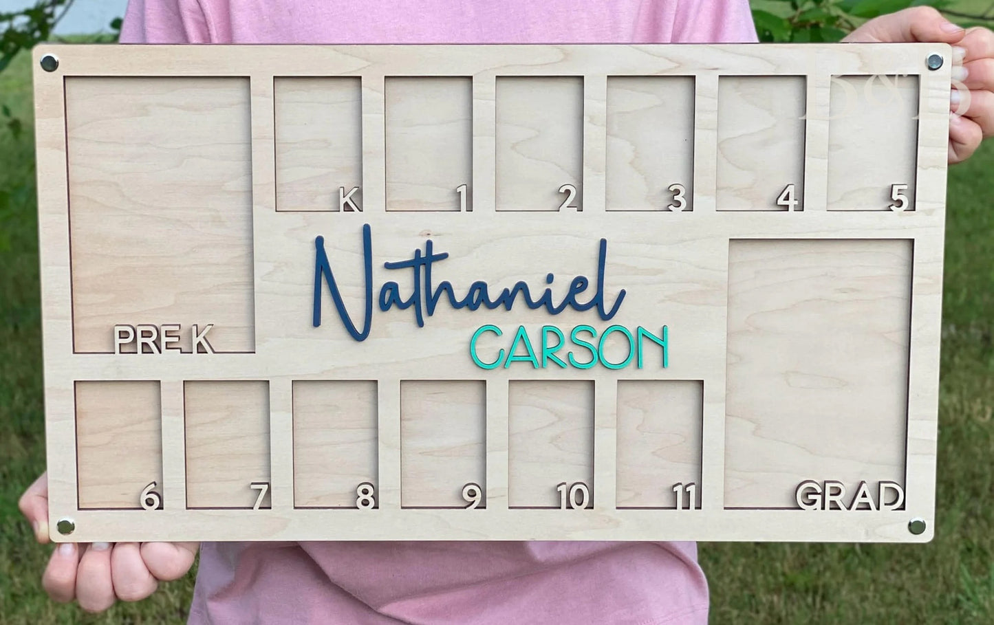 Personalized Pre-K to Graduation Photo Board