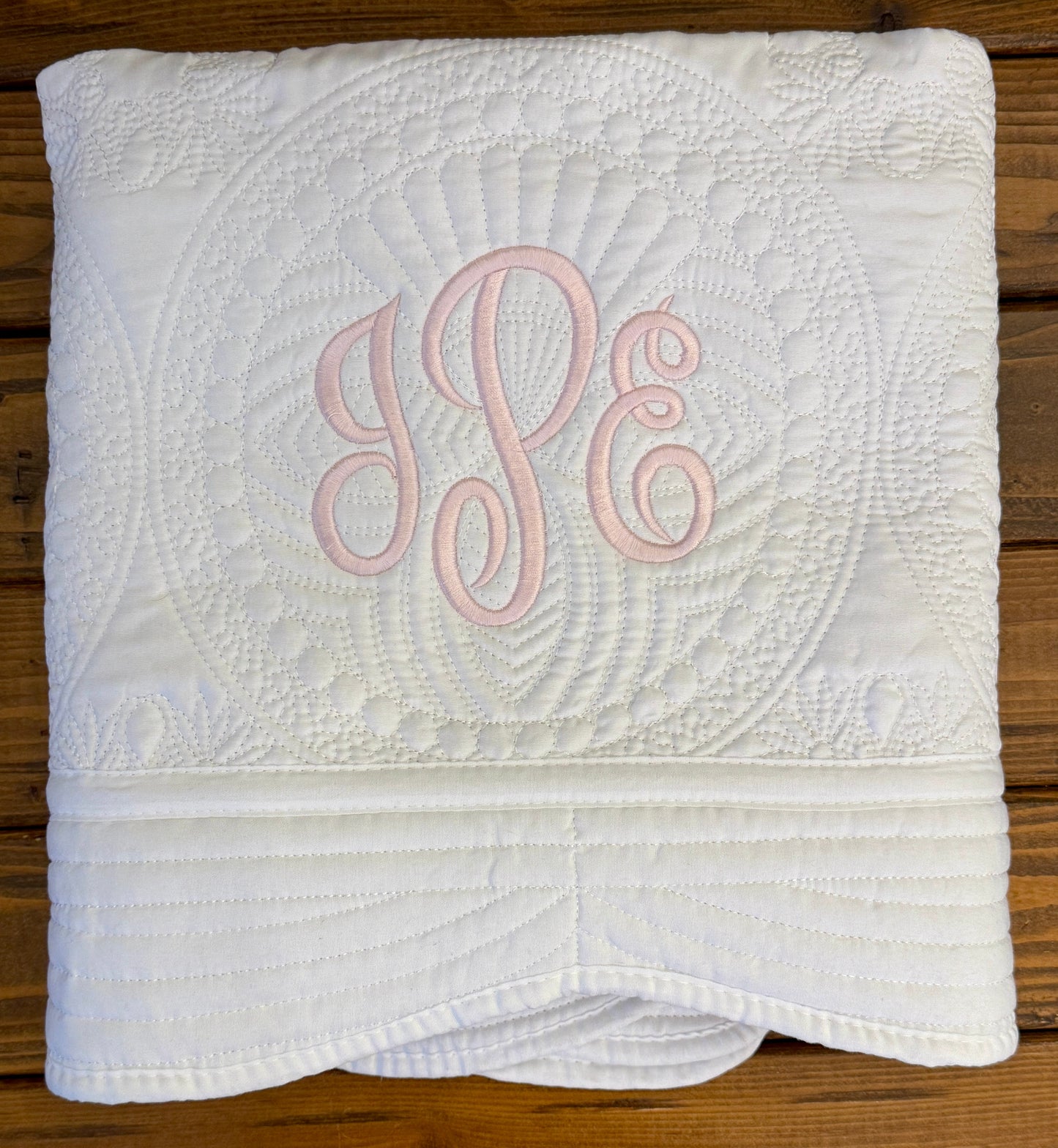 Personalized Heirloom Baby Blanket