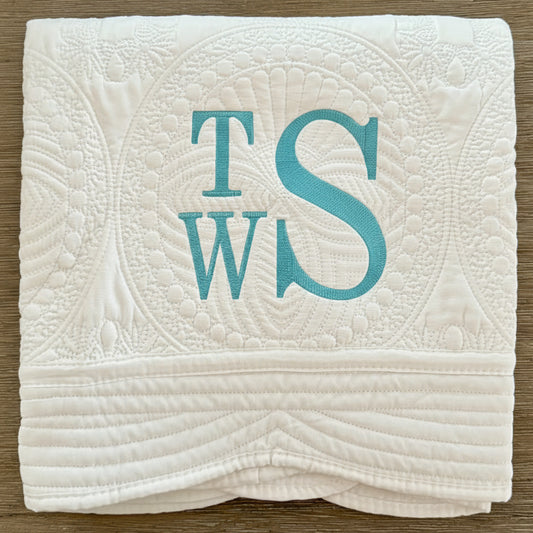 Personalized Heirloom Baby Blanket