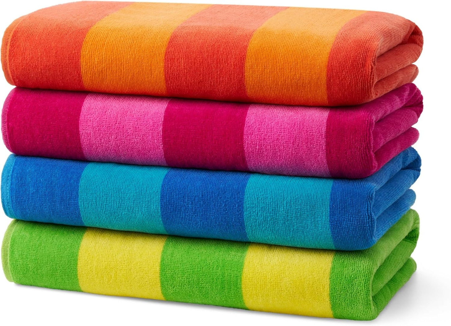 Personalized Striped Beach Towel