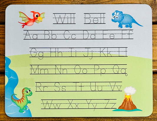 Personalized Alphabet Tracing Board